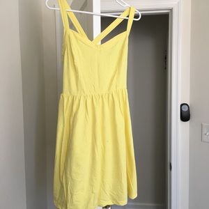 Cross back dress